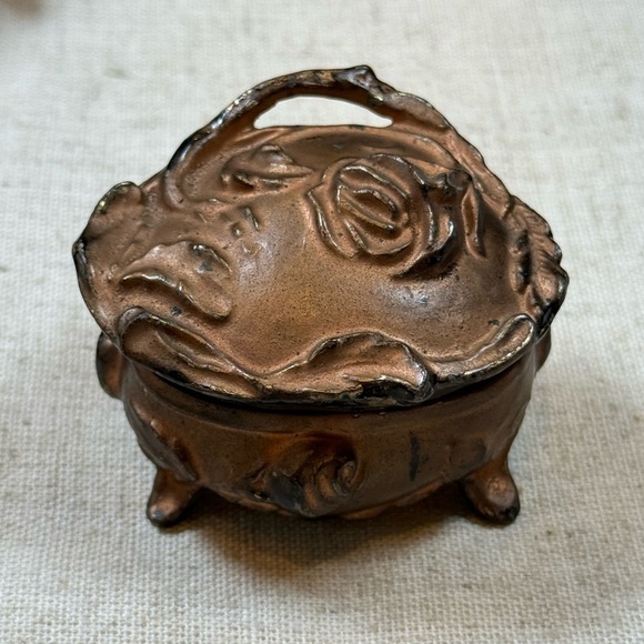 Vintage Copper Trinket Box - Picture 1 of 9